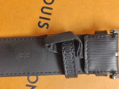 Authentic Louis Vuitton Belt Black Silver Epi 424317, Retail Over $850.