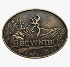 Elk Hunting Belt Buckle