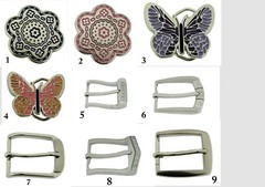 Pin Belt Buckles Men 1.25&Prime; 1 1/4&Prime; INCH 32 MM Belts New Women Prong Silver Pink