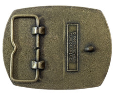 Handyman Club of America Life Member Vintage 1996 Solid Brass Belt Buckle