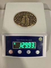 Tulip Time 1987 Pella Iowa Solid Brass Belt Buckle Limited Edition Heavy ADM
