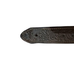 Ariat Men’s Size 36 Brown Tooled Leather Belt with Silver Buckle