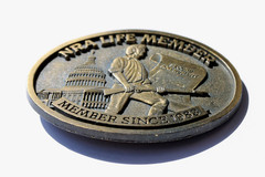 NRA LIFE MEMBER SINCE 1983 – Second Amendment Belt Buckle