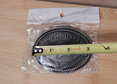 ⛏ NEW!! Coal Miners THEY KEEP THE LIGHTS ON Tradesman Occupational Belt Buckle