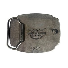 US Army Vietnam Veteran Enamel Belt Buckle « WE SERVED OUR TIME IN HELL » USA 2326