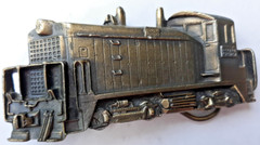 belt buckle 1980 Great American Buckle 633 locomotive train engine 4.25&Prime; long