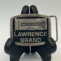Vintage Lawrence Brand Shot of Champions Shotgun Shell Belt Buckle