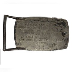 Vintage belt buckle American revolution bicentennial