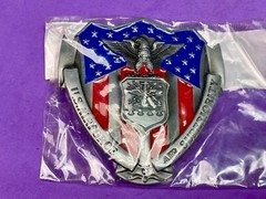 Us Air Force Corps Logo Sealed Belt Buckle Air Superiority Usa Flag Colors