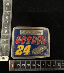 vintage 1998 Jeff Gordon NASCAR #24 belt buckle RARE