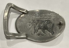 Good Lad Products Ltd Hunting Duck Federal 12ga 1977 Belt Buckle