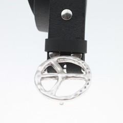 Belt buckle peace silver buckle buckle belt buckle removable clasp