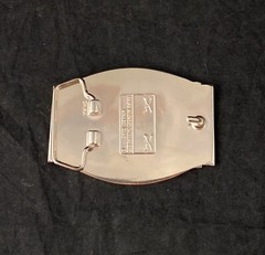 🌟US Army 9th Cavalry Unit Crest DUI Insignia, Silver & Gold Tone Belt Buckle