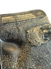 Belt Buckle Vintage 1988 BASS Bass Anglers Sportsman Society Brass USA Made 3×2&Prime;