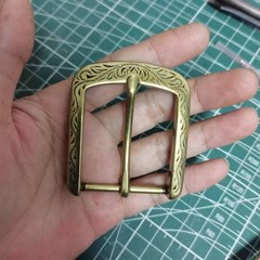 Belt buckle headneedle men&rsquo;s pure copper3.8cm accessory needle buckle waist belt
