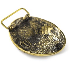 Belt buckle King Lion, Animal solid brass belt buckle, lion head on the buckle