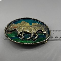 Great American Buckle Co. Chicago Serial #747 Horse Western Cowboy USA