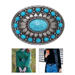 Western Relief Pattern Ethnic Belt Buckle Teenager Rock Vintage Belt Buckle