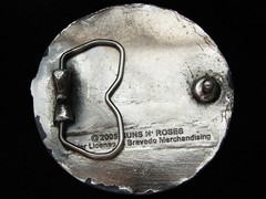 PF19142 2005 **GUN-S-ROSES** MUSIC BAND COMMEMORATIVE PEWTER BELT BUCKLE