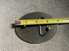 Western Belt Buckle Rope Oval Blank Custom See Pics 4” * 3.5” 3oz.