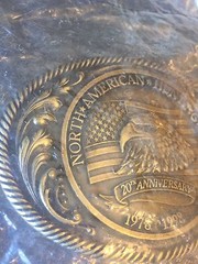 New Sealed North American Hunting Club Belt Buckle 20th Anniv 1978-1998