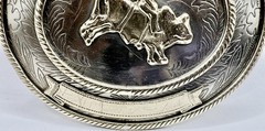 COMSTOCK GERMAN SILVER BELT BUCKLE (P10023945)