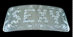 Clear Rhinestone Sexy Chrome Metal Belt Buckle Boucle de Ceinture