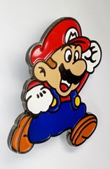SUPER MARIO Super Duper Metal BELT BUCKLE – Official NINTENDO Arcade – 2010