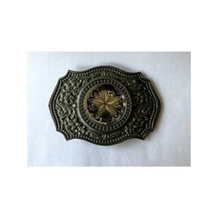 Silver Star Western Country Filigree Belt Buckle Unisex