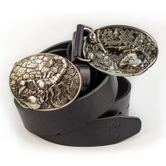 Scorpion german silver handmade belt buckle, Scorpion buckle for casual belt