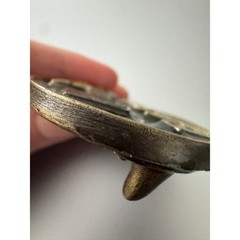 Vintage 1986 B.A.S.S. Member Belt Buckle Great American Buckle Co Fishing Brass