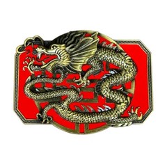 Vintage Chinese Style Belt Replacements Buckle for Adult Teens Belt DIY Unisex