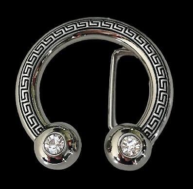 Ring Belly Button Nose Nipple Body Piercing Rings Belt Buckle Buckles