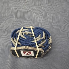 Vintage Detroit Diesel Allison Transmission Belt Buckle W/Macrame Strap 1970s