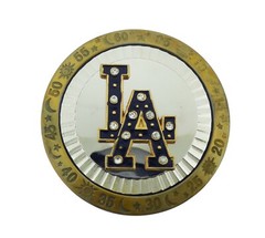 Old English Style Initials Los Angeles New York Las Vegas Men Women Belt Buckles