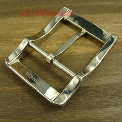 Titanium anti-allergy Tongue Pin Hippie Belt Buckles for 38mm width belt XZ467