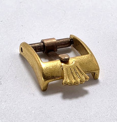 Original Rolex WOMEN&rsquo;S 10mm buckle with GOLD PLATING. 50s