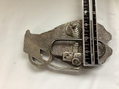 Unique Brain Grenade Belt Buckle By Mobtown Silver Tone Cobra Dice