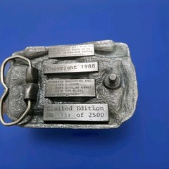 Vintage Pewter Fathers Day June 19th 1988 A Tribute To A Father Belt Buckle