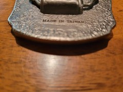 Levi Strauss Co 1873 Two Horse Brand Limited Edition Nice Used Metal Belt Buckle