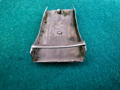 Vintage 1970s Alpaca Mexico Turquoise Silver Cowboy Boot Belt Buckle