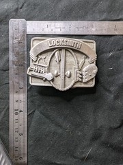 Buckles of America BA-166 Locksmith Silver Metal Western Belt Buckle 1.5 in