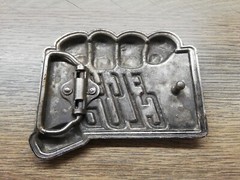Vtg Rare Movie Official FIGHT CLUB Tyler Durdan Metal Belt Buckle licensed