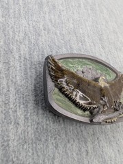 Vintage Masterpiece Collection Eagle Belt Buckle Buckles of America BA-139 USA
