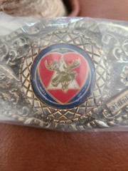 VINTAGE MOOSE LODGE ALCES MACHLIS BELT BUCKLE – 4×2