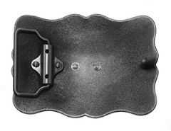 Belt Buckle With Religion Cross Cowboy Kneeling Prayer And Horse Design