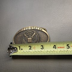 Heritage Mint United States of America Eagle Seal Solid Brass Belt Buckle 5401