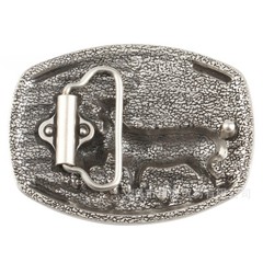 Deer leather buckle Western cowboy motorcycle riding belt buckle