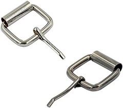 20Pcs 1 Inch Strong Belt Pin Buckle Strap Webbing Roller Buckles (Silver+Gunmeta