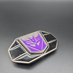 Vintage Transformers Reversible Belt Buckle Red And Purple